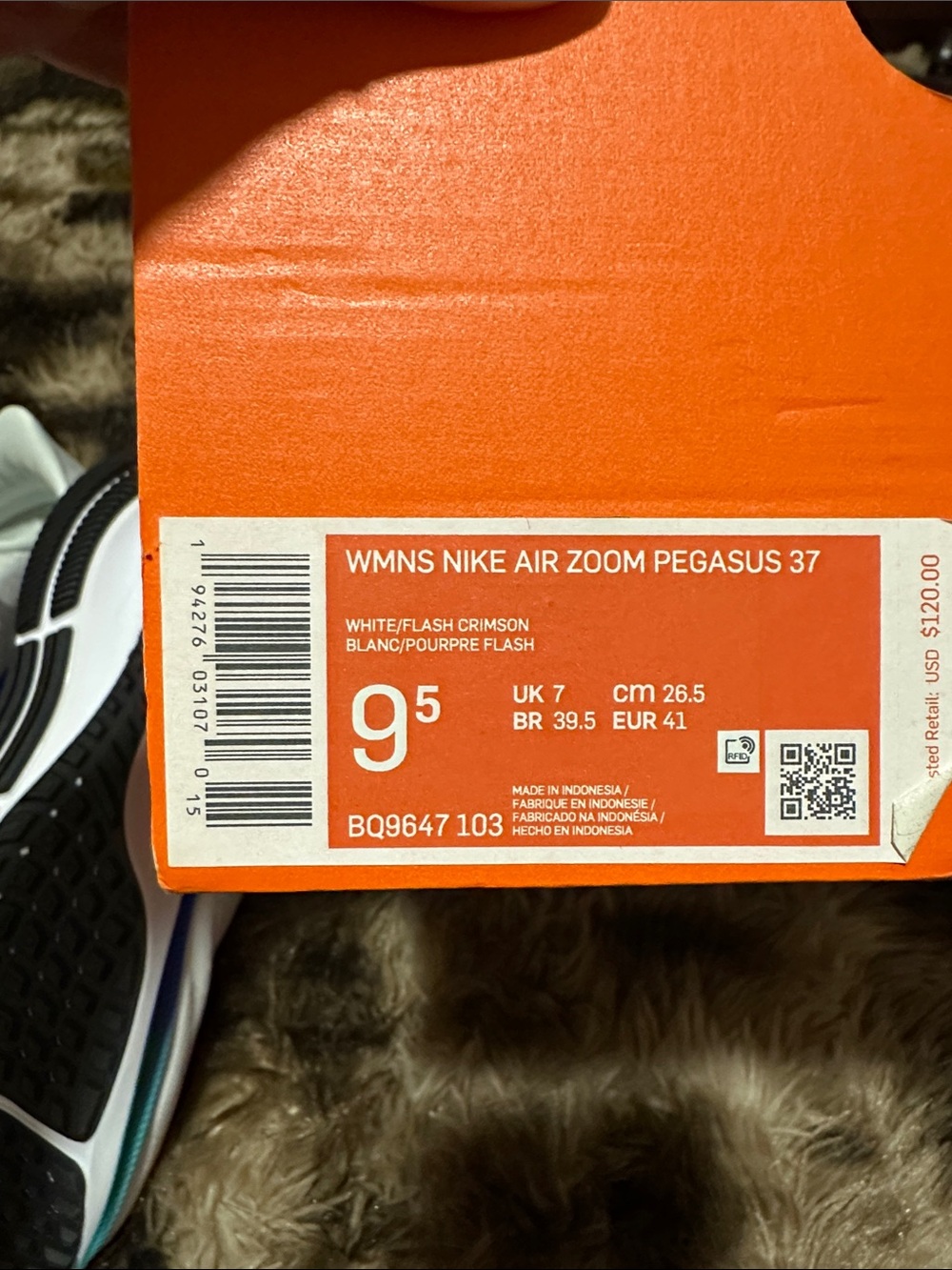 Nike women’s air zoom Pegasus 37 - Picture 8 of 8